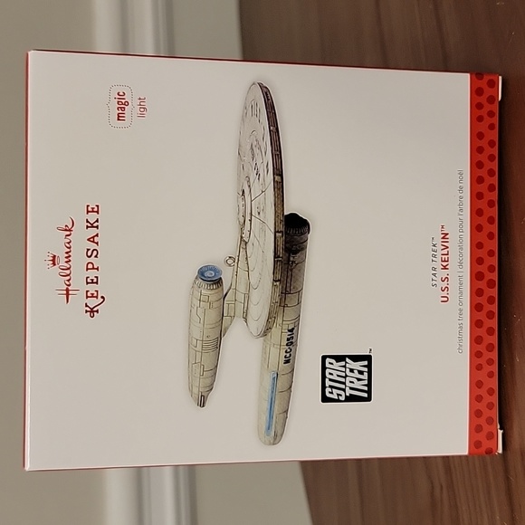 Hallmark Keepsake Ornament Star Trek U.S.S. Kelvin 2013 Magic Light - Picture 2 of 14